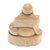 Wood sculpture, 'Buddha's Smile' - Fair Trade 6-in Handmade Wooden Sculpture of Smiling Buddha (image 2d) thumbail