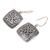 Sterling silver dangle earrings, 'Ornate Tendrils' - Sterling Silver Artisan Handcrafted Balinese Earrings (image 2b) thumbail