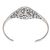Sterling silver cuff bracelet, 'Rain Forest Orchid' - Handcrafted Balinese Floral Sterling Silver Cuff Bracelet (image 2c) thumbail