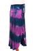 Rayon blend skirt, 'Twilight Amlapura' - Stylish Tie Dyed Rayon Blend Skirt with Hi Low Hemline (image 2f) thumbail