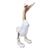 Wood sculpture, 'Uncle Duck in White Hat' (18 inch) - Whimsical Bamboo Root and Acacia Wood Duck (18 Inch) (image 2c) thumbail