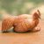 Wood decorative box, 'Broody Hen' - Hand Carved Decorative Wooden Hen 8-Inch Trinket Box thumbail