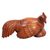 Wood decorative box, 'Broody Hen' - Hand Carved Decorative Wooden Hen 8-Inch Trinket Box (image 2a) thumbail