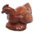 Wood decorative box, 'Broody Hen' - Hand Carved Decorative Wooden Hen 8-Inch Trinket Box (image 2c) thumbail
