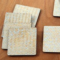 Wood coasters,