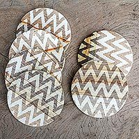 Wood coasters,