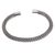 Sterling silver cuff bracelet, 'Woven Circlet' - Artisan Handwoven Sterling Silver Cuff Bracelet from Bali (image 2a) thumbail