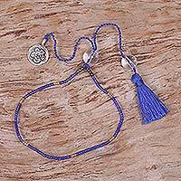 Quartz beaded bracelet,