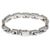Men's sterling silver link bracelet, 'Formation' - Artisan Crafted Sterling Silver Men's Link Bracelet (image 2b) thumbail