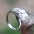 Cultured pearl cocktail ring, 'Radiant White Jasmine' - Modern Balinese Cocktail Ring with Pearl and Silver 925 thumbail