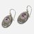 Amethyst dangle earrings, 'Brilliance' - Hand Crafted Amethyst and Sterling Silver Dangle Earrings (image 2c) thumbail