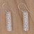 Sterling silver dangle earrings, 'Hollow Hive' - Bali Artisan Crafted Coral Theme Earrings in Sterling Silver thumbail
