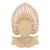 Crocodile wood statuette 'Smiling Dancer' - Hand Carved Crocodile Wood Balinese Janger Dancer Statuette (image 2a) thumbail