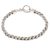 Sterling silver chain bracelet, 'Bold Simplicity' - Sterling Silver Unisex Chain Bracelet from Indonesia (image 2a) thumbail