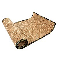 Natural fiber yoga mat with batik bag Olive Forest Indonesia