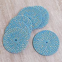 Woven coasters,
