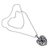 Amethyst pendant necklace, 'Heart of Lavender' - Amethyst Handcrafted Sterling Silver Heart Necklace (image 2b) thumbail