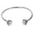 Cultured pearl cuff bracelet, 'White Flower' - Handcrafted Silver Cuff Bracelet with White Cultured Pearls (image 2a) thumbail