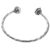Cultured pearl cuff bracelet, 'White Flower' - Handcrafted Silver Cuff Bracelet with White Cultured Pearls (image 2c) thumbail