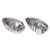 Amethyst stud earrings, 'Amethyst Cones' - Sterling Silver Amethyst Stud Earrings Cone Indonesia (image 2d) thumbail