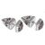 Amethyst stud earrings, 'One Thousand Hopes' - Sterling Silver Amethyst Stud Earrings Wave Indonesia (image 2d) thumbail