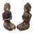 Bronze statuettes, 'Java Loro Blonyo' (pair) - Bronze Traditional Javanese Bridegroom Statuettes (Pair) (image 2b) thumbail