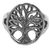 Sterling silver cocktail ring, 'Solitary Tree' - Sterling Silver Cocktail Ring Tree Motif from Indonesia (image 2a) thumbail
