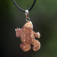 Bone pendant necklace,