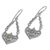 Aventurine dangle earrings, 'Misty Eyes' - Sterling Silver Aventurine Dangle Earrings from Indonesia (image 2b) thumbail