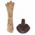 Bone sculpture, 'Ramayana Romance' - Hand Carved Hindu Bone Sculpture from Indonesia (image 2d) thumbail