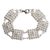 Sterling silver link bracelet, 'Glistening Walls' - Hand Made Sterling Silver Link Bracelet from Indonesia (image 2a) thumbail