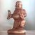 Wood statuette, 'Jubilant Buddha' - Hand Carved Suar Wood Laughing Buddha Statuette (image 2b) thumbail