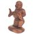 Wood statuette, 'Jubilant Buddha' - Hand Carved Suar Wood Laughing Buddha Statuette (image 2c) thumbail