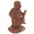 Wood statuette, 'Jubilant Buddha' - Hand Carved Suar Wood Laughing Buddha Statuette (image 2d) thumbail