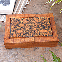 Wood jewelry box, Bhoma Treasure