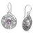 Amethyst dangle earrings, 'Purple Memories' - Amethyst and Sterling Silver Dangle Earrings from Indonesia (image 2d) thumbail