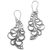 Sterling silver dangle earrings, 'New Leaves' - Sterling Silver Dangle Earrings Openwork Spiral Indonesia (image 2a) thumbail