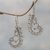 Sterling silver dangle earrings, 'Spiral Fantasy' - Sterling Silver Dangle Earrings Spiral Shape from Indonesia thumbail