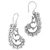 Sterling silver dangle earrings, 'Spiral Fantasy' - Sterling Silver Dangle Earrings Spiral Shape from Indonesia (image 2a) thumbail