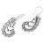 Sterling silver dangle earrings, 'Spiral Fantasy' - Sterling Silver Dangle Earrings Spiral Shape from Indonesia (image 2c) thumbail