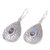 Labradorite dangle earrings, 'Rainbow Lake' - Labradorite and Sterling Silver Dangle Earrings (image 2b) thumbail