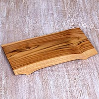 Teakwood cutting board Slice of Nature Indonesia