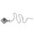 Amethyst pendant necklace, 'Swirling Purple' - Sterling Silver and Amethyst Pendant Necklace Indonesia (image 2d) thumbail