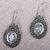 Blue topaz dangle earrings, 'Pale Blue Fables' - Blue Topaz and Sterling Silver Indonesian Dangle Earrings (image 2c) thumbail