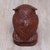Wood sculpture, 'Midnight Watcher' - Hand Carved Wood Sculpture of an Owl from Indonesia (image 2c) thumbail