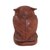 Wood sculpture, 'Midnight Watcher' - Hand Carved Wood Sculpture of an Owl from Indonesia (image 2e) thumbail
