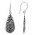 Sterling silver dangle earrings, 'Mesmerizing Moment' - Ornate Handcrafted Balinese Sterling Silver Dangle Earrings (image 2d) thumbail