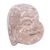 Wood sculpture, 'Buddha Thoughts' - Natural Suar Wood Whitewash Buddha Head Sculpture (image 2d) thumbail