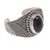 Onyx cuff bracelet, 'Tempted' - Artisan Crafted Sterling Silver and Onyx Cuff Bracelet (image 2d) thumbail