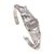 Labradorite cuff bracelet, 'Lost in Nature' - Hand Crafted Sterling Silver and Labradorite Cuff Bracelet (image 2a) thumbail